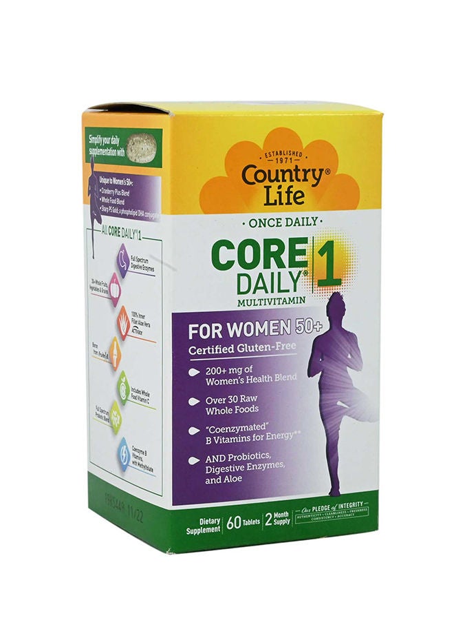 Country Life Core Daily 1 Women 50 Plus 60 Tablet