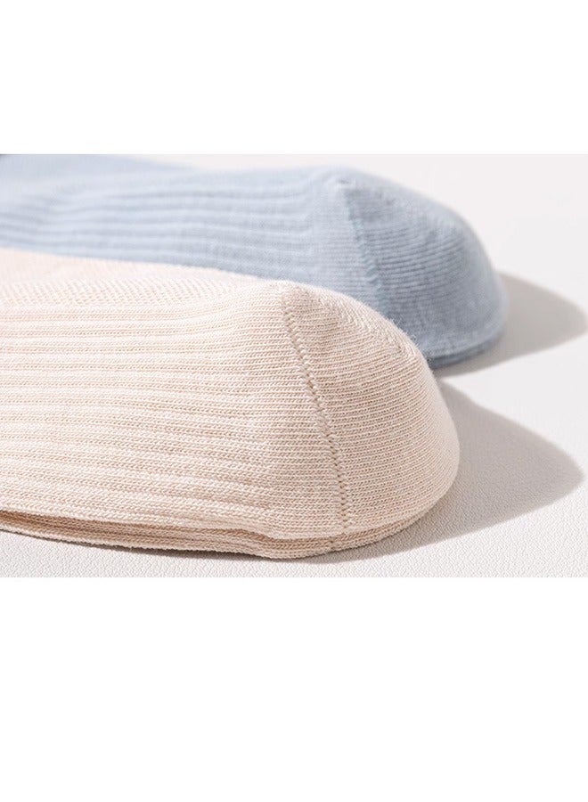 Women's mid length socks, thin for spring and summer seasons, odor resistant, sporty, breathable, made of cotton 85% polyamide fiber (nylon) 9% polyester fiber 3% polyurethane elastic fiber (spandex) 3% - Image 4