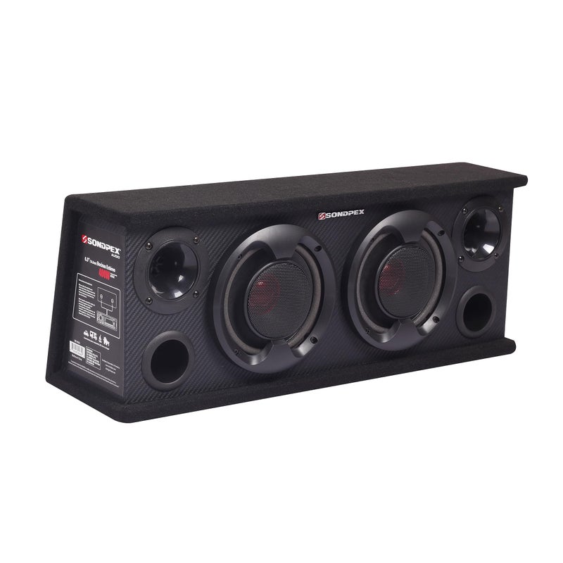 SONDPEX 6.5 Speakers,2-Way Car Speakers,Door Speaker,Car Audio Tweeters,Speaker System Full Range,400W Max,4 Ohm,Wide Frequency Response,Enhanced Bass,Coaxial,Car Stereo System - Image 1