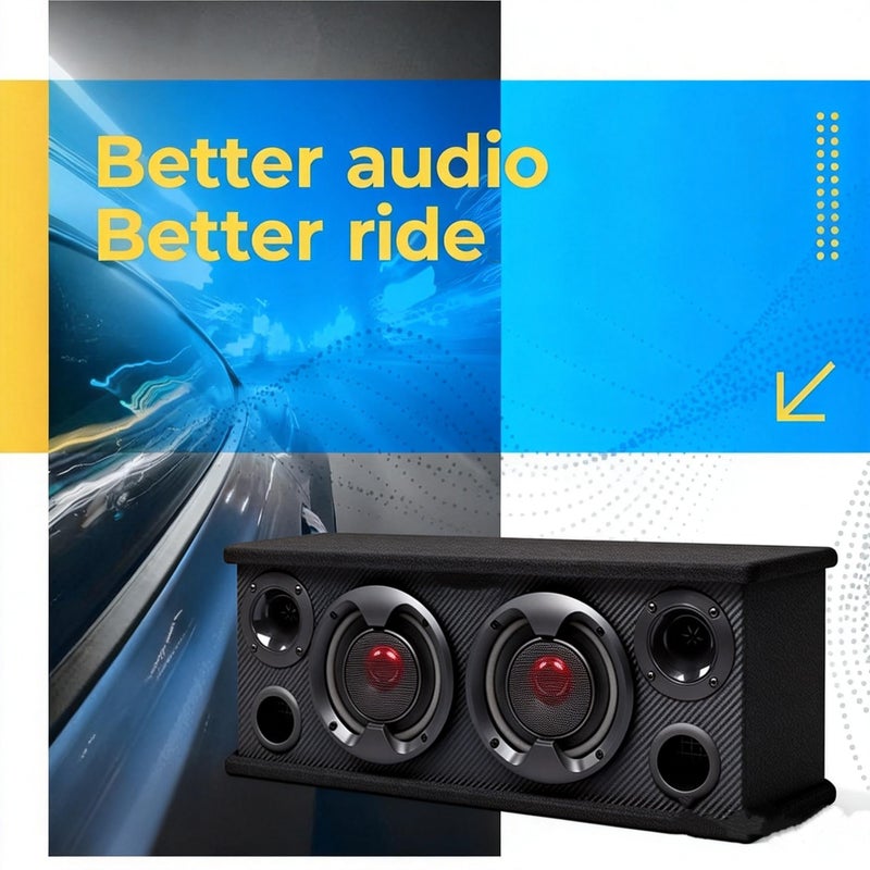 SONDPEX 6.5 Speakers,2-Way Car Speakers,Door Speaker,Car Audio Tweeters,Speaker System Full Range,400W Max,4 Ohm,Wide Frequency Response,Enhanced Bass,Coaxial,Car Stereo System - Image 4