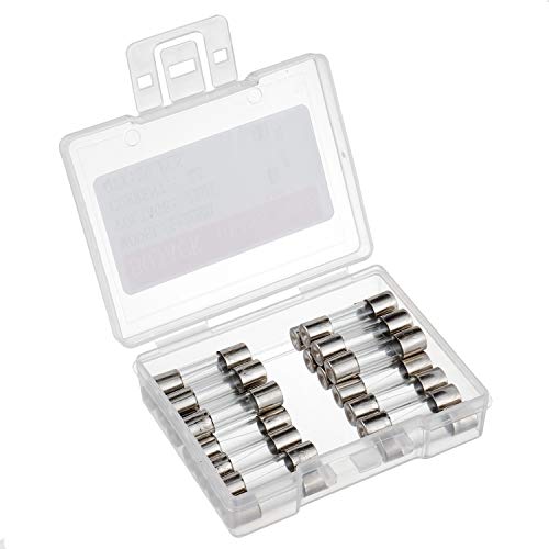 BOJACK 5x20mm 2A 2amp 250V 0.2 x 0.78 Inch F2AL250V Fast-Blow Glass Fuses (Pack of 20) - Image 2