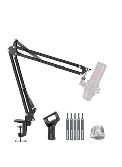InnoGear Boom Arm Microphone Mic Stand for Blue Yeti HyperX QuadCast SoloCast Snowball Fifine Shure SM7B and other Mic, Medium