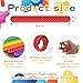 CEMECER Fidget Toys for Kids 12 Pack Textured Silicone Sensory Slap Bracelets Sensory Stress Fidget Toys for Anxiety Autism ADHD Adults Office Desk Travel Airplane Classroom12 Colors - Image 4
