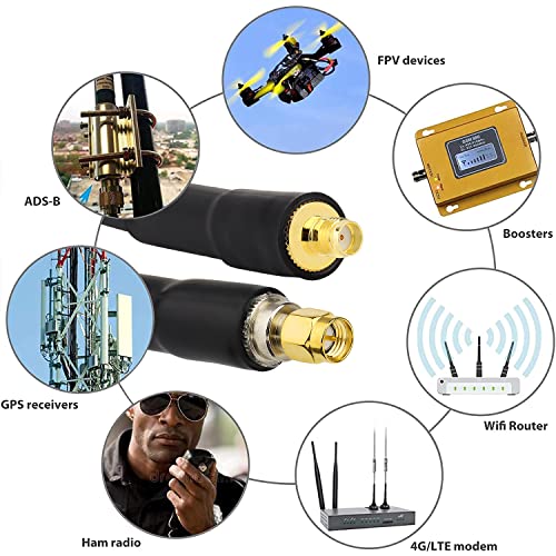 XRDS -RF 10FT KMR400 SMA Male to SMA Female Low-Loss Coax Cable for 3G 4G LTE, 5G Modems/Routers, Ham, ADS-B, SDR, GPS - Image 5