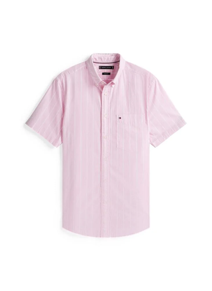 TOMMY HILFIGER Short Sleeve Poplin Shirt