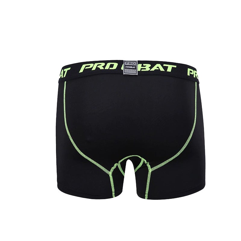Men'S Sports Tight-Fitting Running Training Quick-Drying High-Elastic Four-Corner Boxer Breathable Anti-Wear Leg Underwear Comfortable Body Shaping - Image 3