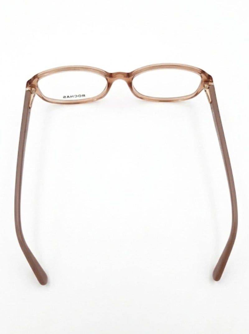 روشاس نظارة طبية نسائية من Rochas موديل R09182/P C01 إطار كامل شكل مستطيل بلاستيك - Image 3