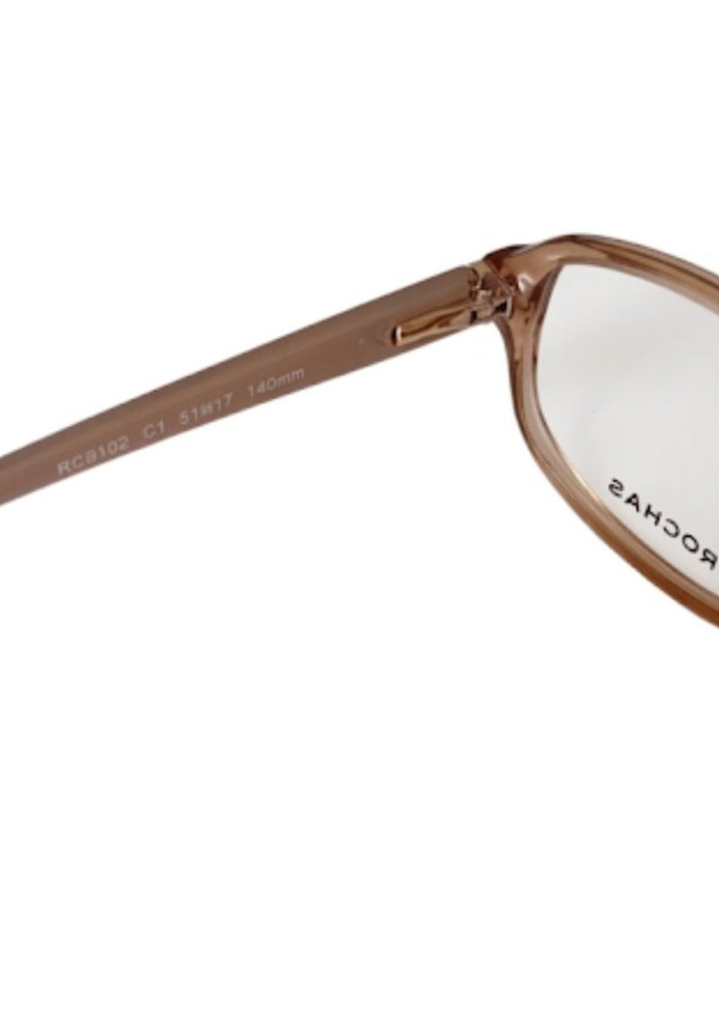 روشاس نظارة طبية نسائية من Rochas موديل R09182/P C01 إطار كامل شكل مستطيل بلاستيك - Image 4