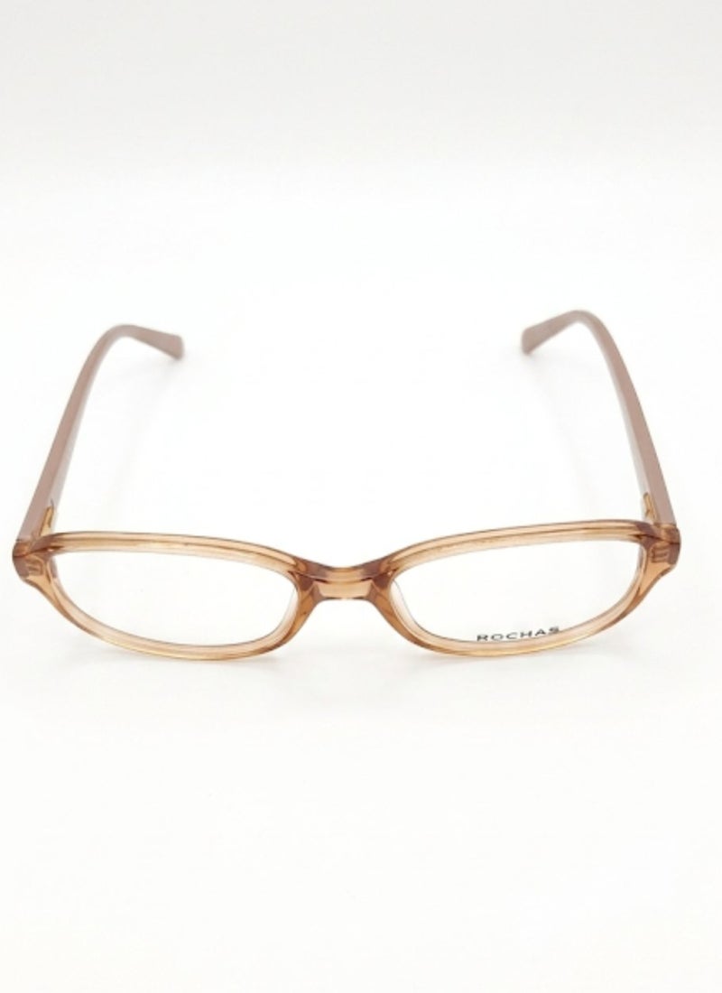 روشاس نظارة طبية نسائية من Rochas موديل R09182/P C01 إطار كامل شكل مستطيل بلاستيك - Image 1