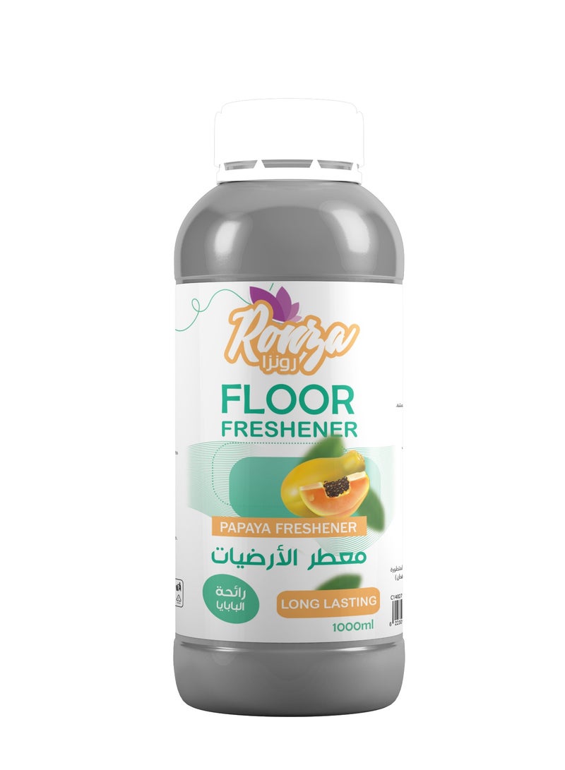 Ronza floor freshener with the distinctive papaya scent, 1 liter