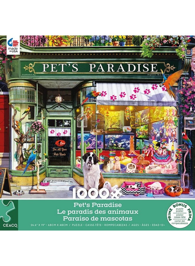 سيكو تسوق لعبة أحجية الصور المقطوعة المكونة من 1000 قطعة من Windows Pet'S Paradise - Image 2
