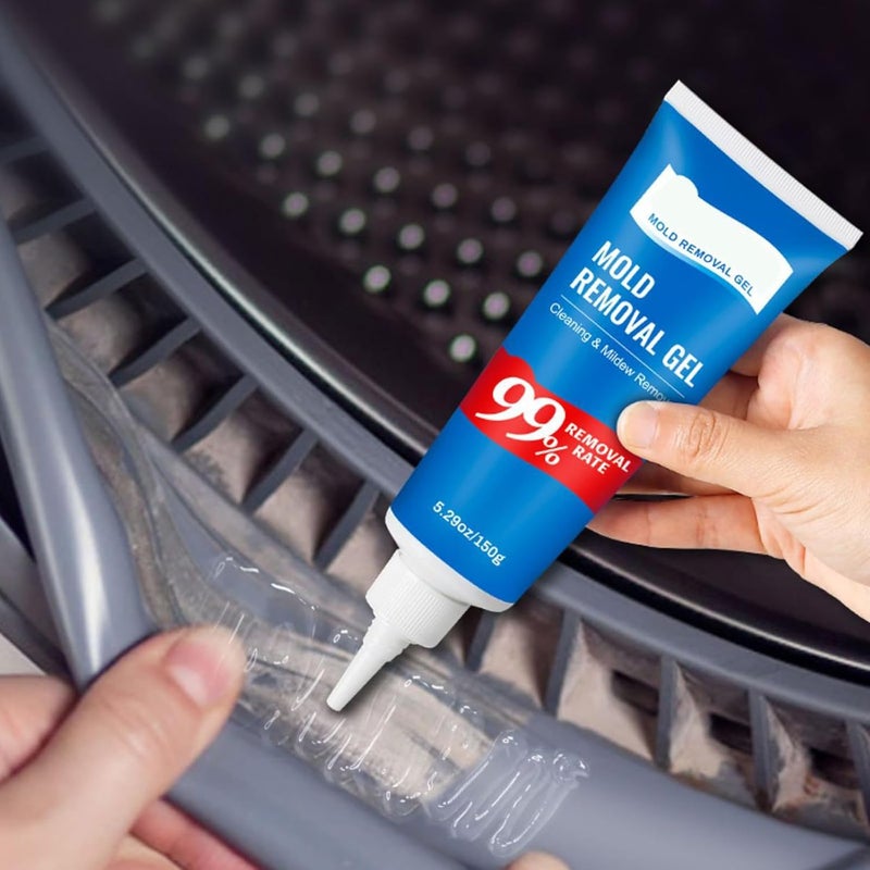 Barakah جل مزيل العفن، منظف بقع العفن للأغراض المنزلية للحمام، الدش المنزلي، أحواض المطبخ، المرحاض، البلاط، الجص، الجدران، الغسالة والثلاجة - 150 جرام - Image 1