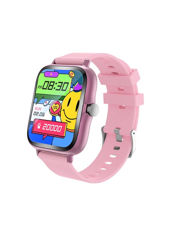 Smart Watch H13，Business Exercise Smartwatch，Waterproof Fitness Watch，Bluetooth Calling，Compatible with Androd and IOS，TFT Display，Heart Rate Moitoring，Pink - Image 1