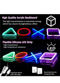 الواحة-TH أضواء نيون LED، نيون لألعاب أيقونة محطة اللعب، لافتات نيون لديكور جدار غرفة النوم، مفتاح يعمل بمنفذ USB لغرفة ألعاب PS5، غرفة المعيشة، كهف الرجل، ديكور غرفة الألعاب الجمالي  - Image 3