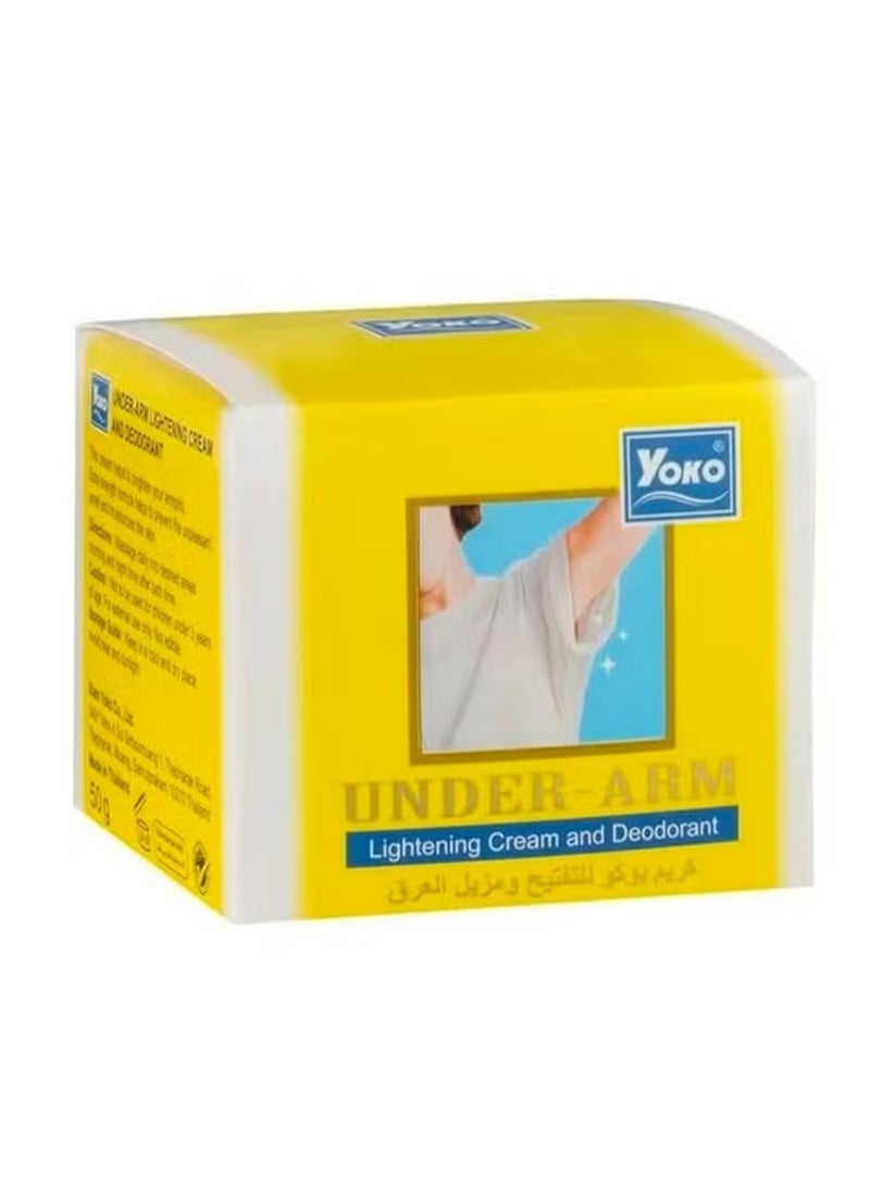 YOKO Under Arm Whitening Cream And Deodorant 50grams