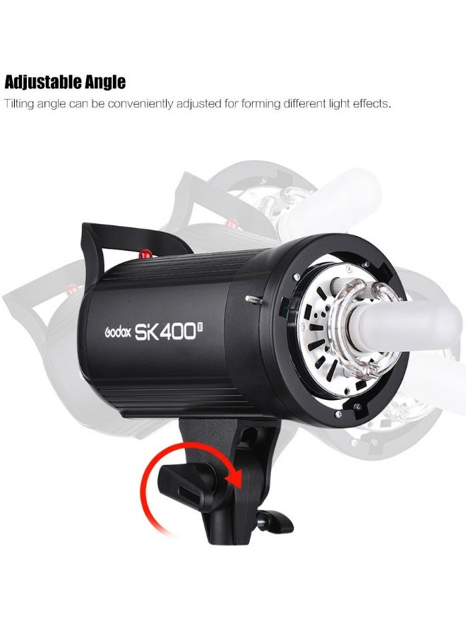 Godox Professional Compact 400Ws Studio Flash Strobe Light Built-in Godox 2.4G Wireless X System GN65 5600K with 150W Modeling Lamp for E-commerce Product Portrait Lifestyle Photography - Image 2