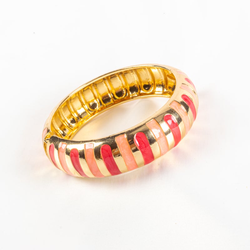 أسورة جولد بليتد ذهبي × بينك - Image 1