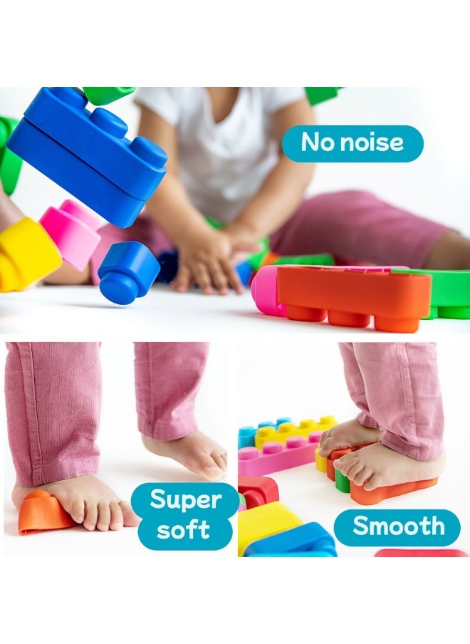 little tikes Little Tikes Soft Blocks Stacking Toy Set (71 Pieces)  - Image 3