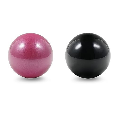 Perixx PERIPRO-303 X2D Replacement Trackball Set of 2 PERIMICE-517/717/520/720 Compatible with Logitech M575/M570 and Elecom Trackball Mouse - Polished Finish - Black and Pink 2 Color Set… - Image 1