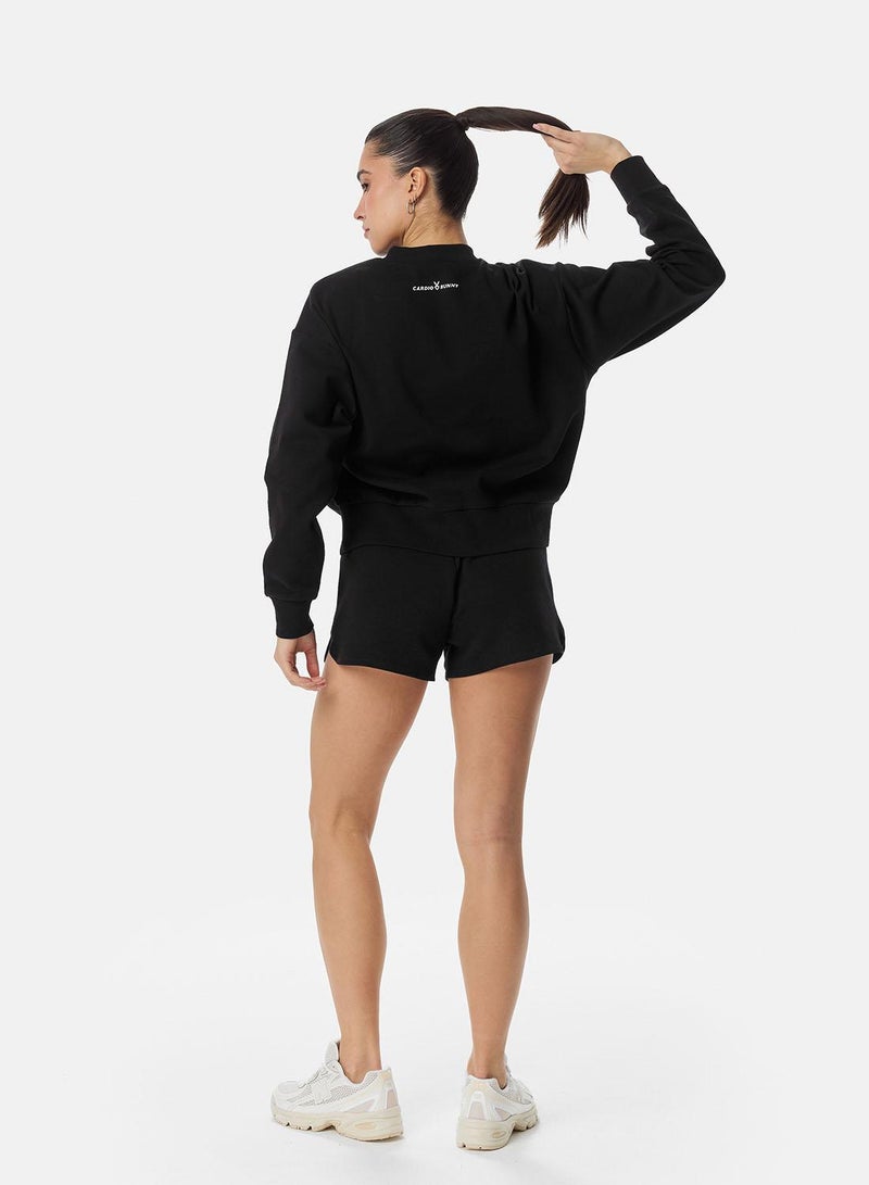 Cardio Bunny سويت شيرت كارديو باني بياقة دائرية - Image 5