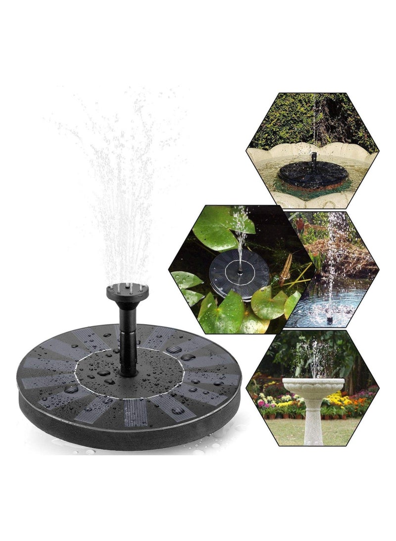 Solar Water Pump 1.4W Round Garden Solar Fountain Solar Water Pump - Image 4