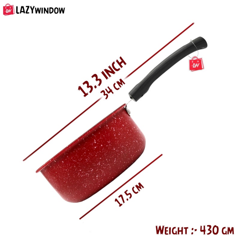 LAZYwindow Non-Stick Cookware Set, Sauce Pan and Tawa - Image 3