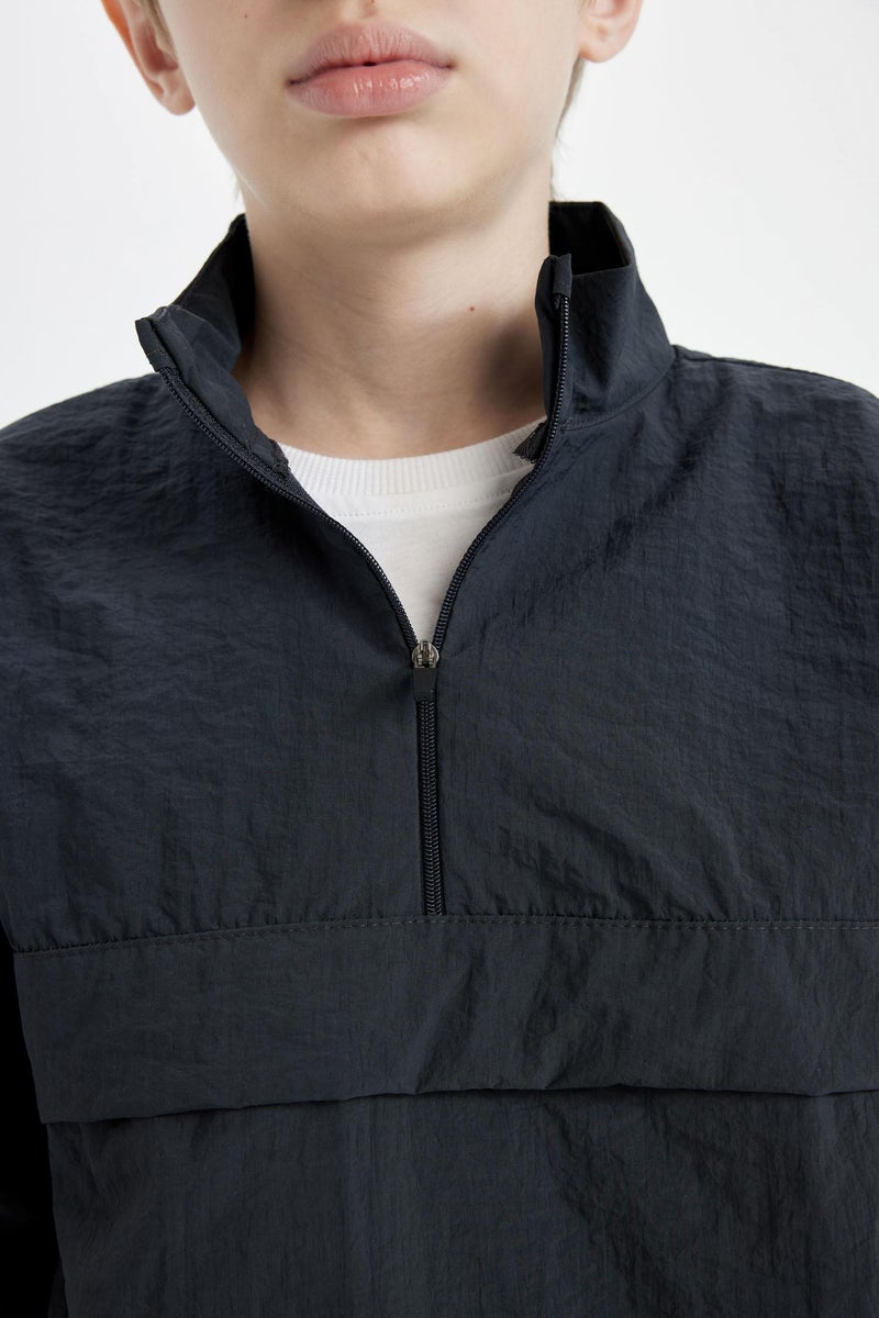 ديفاكتو قميص اوفر سايز اولادي باراشوت كم طويل بسوسته - Image 3