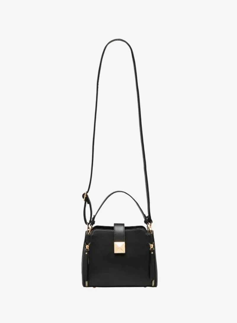 Sasha Sasha Monogram Print Crossbody Bag with Adjustable Strap