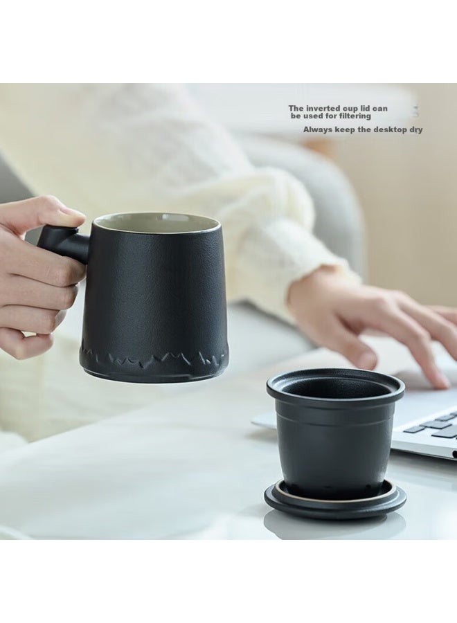 Ijarl Tea Separation Cup Office Tea Cup Fair Cup Office Cup With Filter Tea Leak Tea Set Flower Tea Cup 400Ml - Image 2