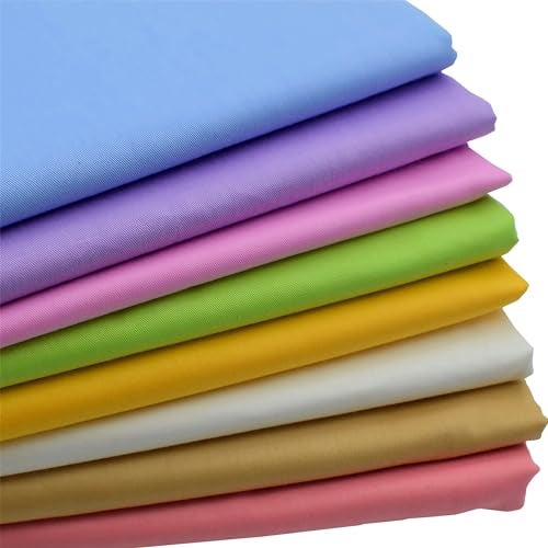 iNee Candy Solids Fat Quarters Fabric Bundles, Quilting Fabric for Sewing Crafting,18x22 inches,(Candy Solids) - Image 1