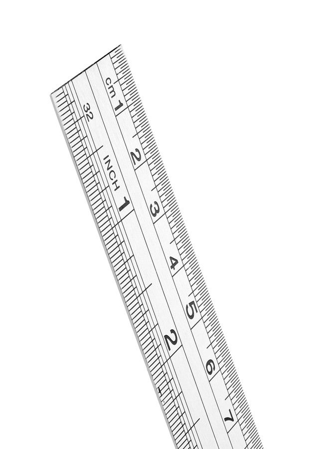 ZEONHAK 20 Pack 12 Inches Stainless Steel Ruler, Precision Metal Rulers, Straight Edge Ruler for School, Office, Woodworking, Engineering - Image 3