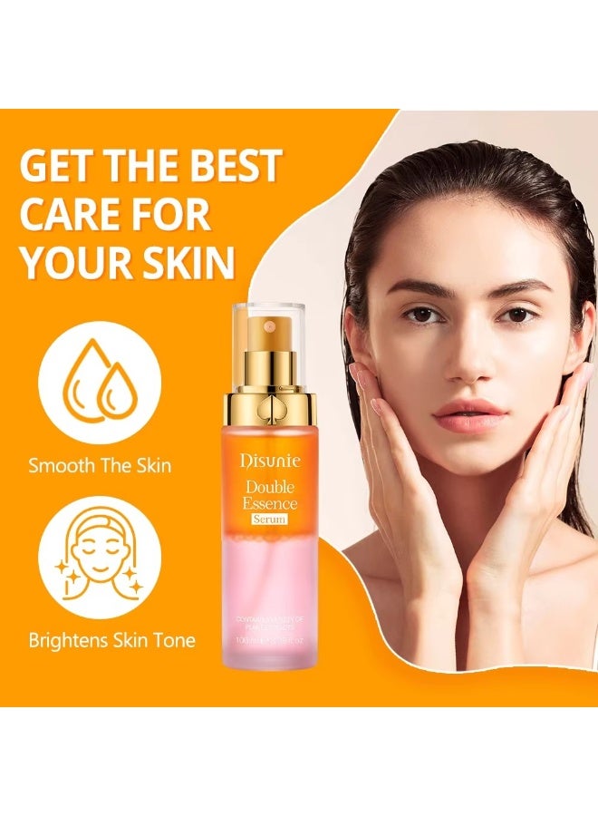 ديسوني سيروم ديسوني دابل ايسنس 100 مل مهدئ ومرطب ومفتح لتوحيد لون البشرة وعناية البشرة الصحية - Image 4