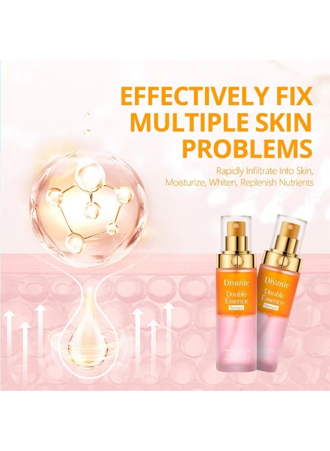 ديسوني سيروم ديسوني دابل ايسنس 100 مل مهدئ ومرطب ومفتح لتوحيد لون البشرة وعناية البشرة الصحية - Image 5