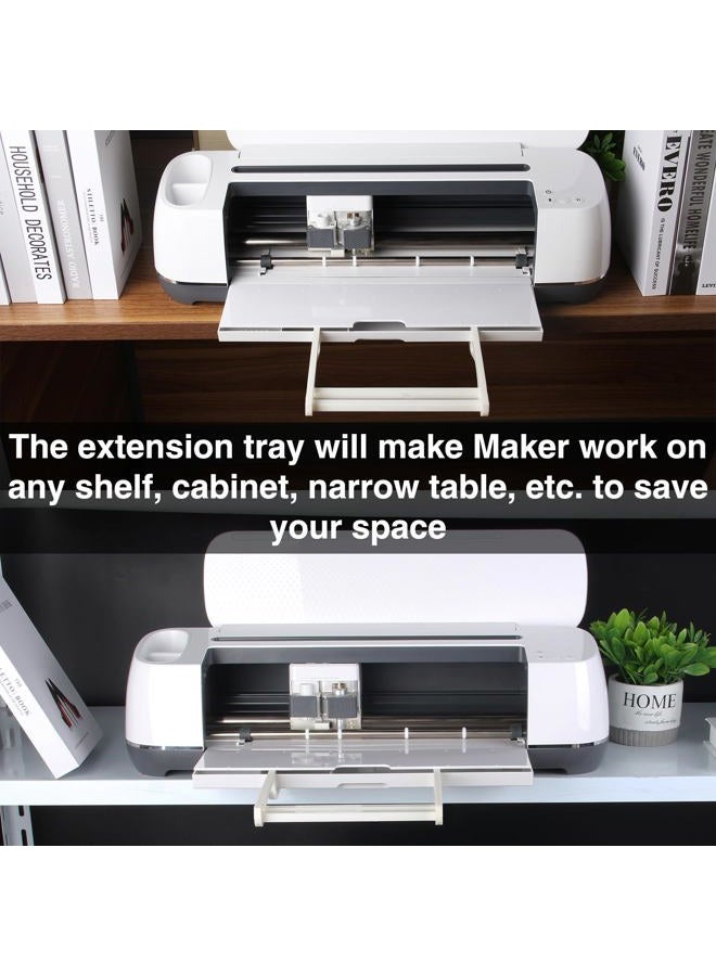 LOPASA Extension Tray Compatible with Cricut Maker 1 3, Lightweight Cricut Tray Extender, Cricut Mat 12x12 Holder, Cricut Mat 12x24 Support Tool (Adapt to Cricut Maker Machine Only) - Image 4