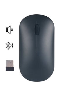 CoomBe Bluetooth 5.2/2.4GHz Silent Computer Wireless Mouse with USB Receiver for Laptop/MacBook/Pro/iPad/Windows  - Image 1