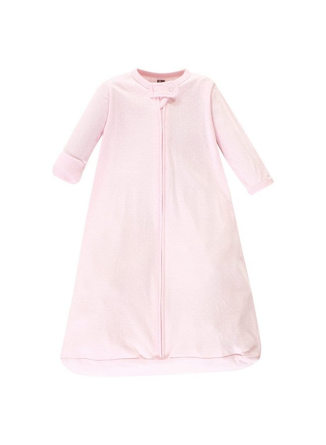 Hudson Baby Unisex Baby Cotton Long-Sleeve Wearable Sleeping Bag, Sack, Blanket, Basic Pink Floral, 12-18 Months - Image 4