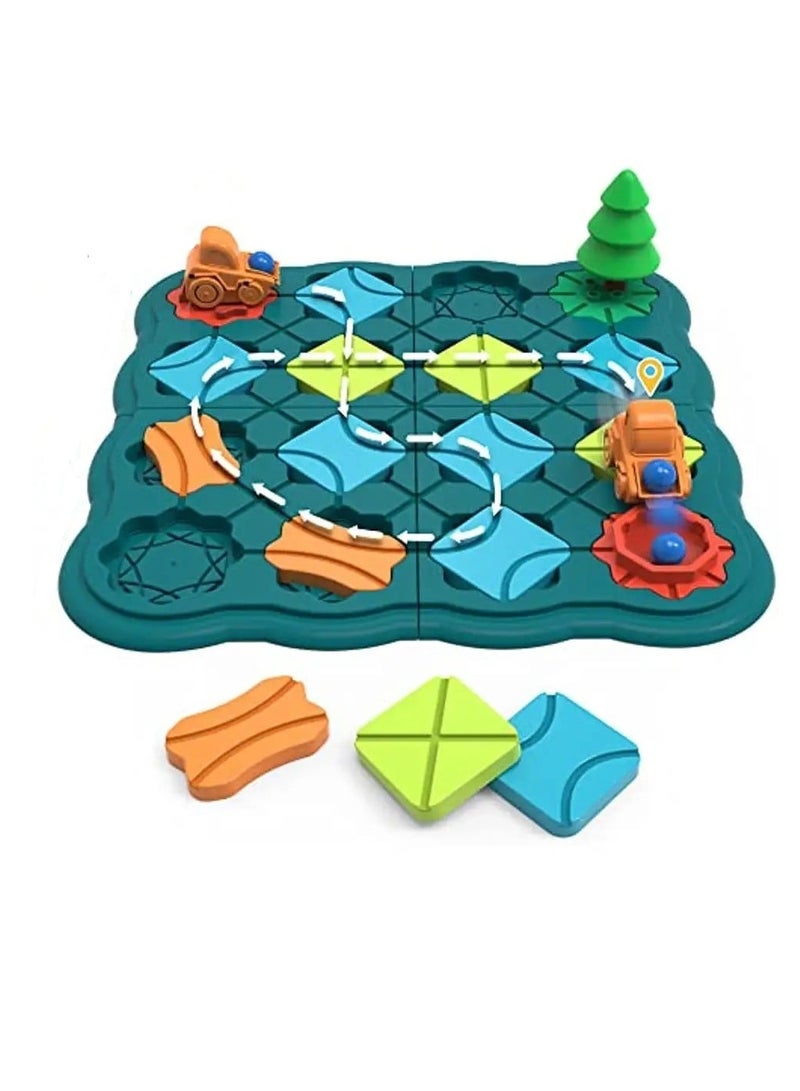 Maze Toy for Kids, Puzzle Board with Colorful Pieces, Logic and Thinking Game - Image 1