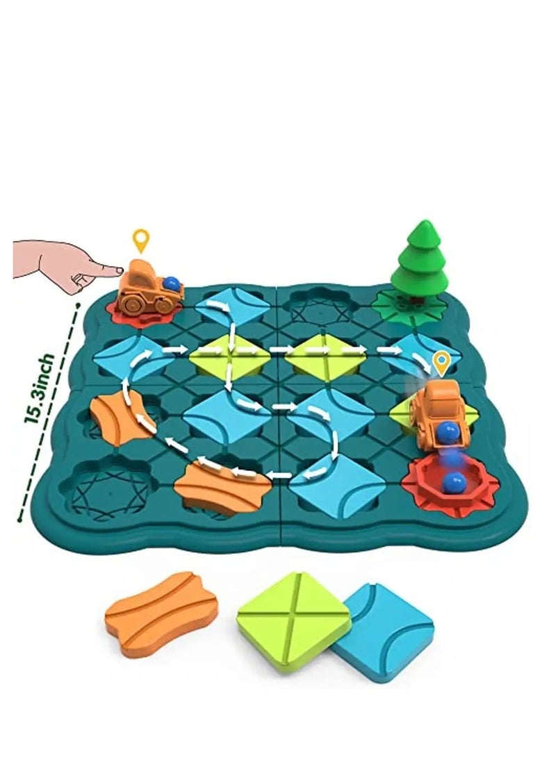 Maze Toy for Kids, Puzzle Board with Colorful Pieces, Logic and Thinking Game - Image 2