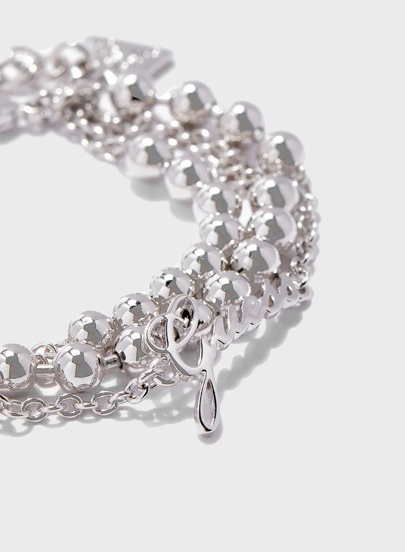 GUESS Multichain Beads Rows Bracelet