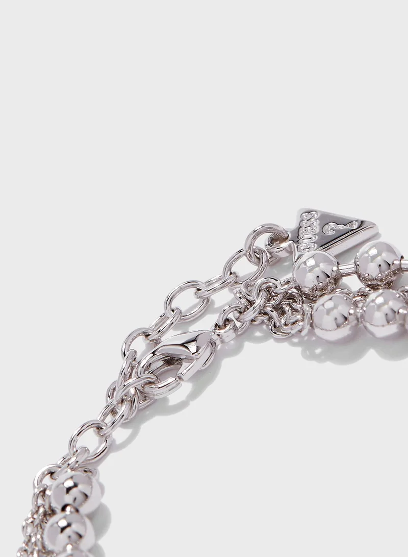 GUESS Multichain Beads Rows Bracelet