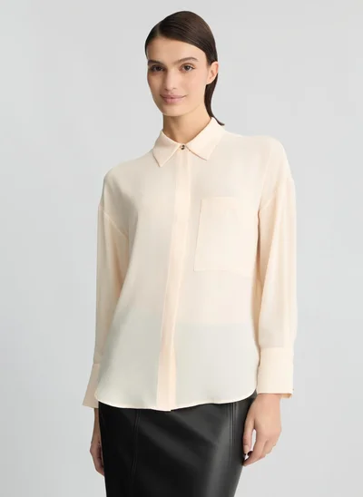 Liu Jo Champagne-coloured oversized shirt