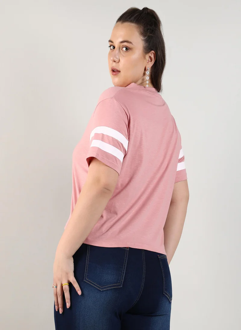 Instafab Plus Solid Boxy Top