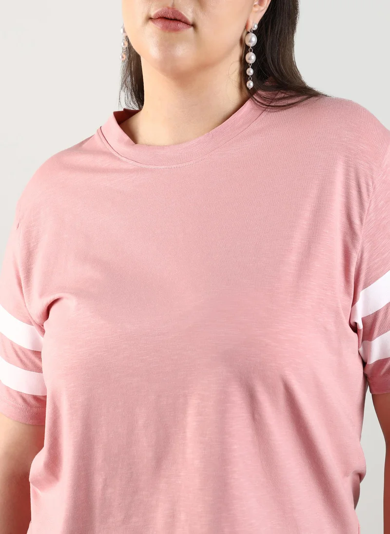 Instafab Plus Solid Boxy Top