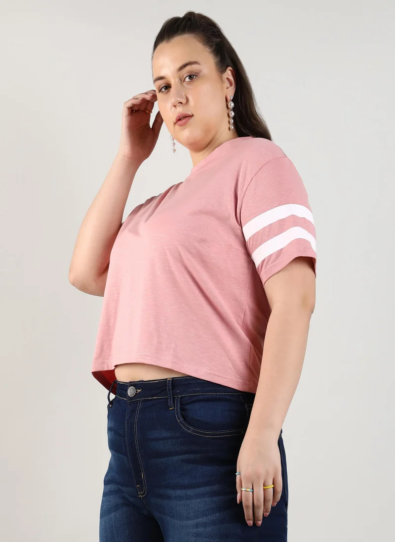 Instafab Plus Solid Boxy Top