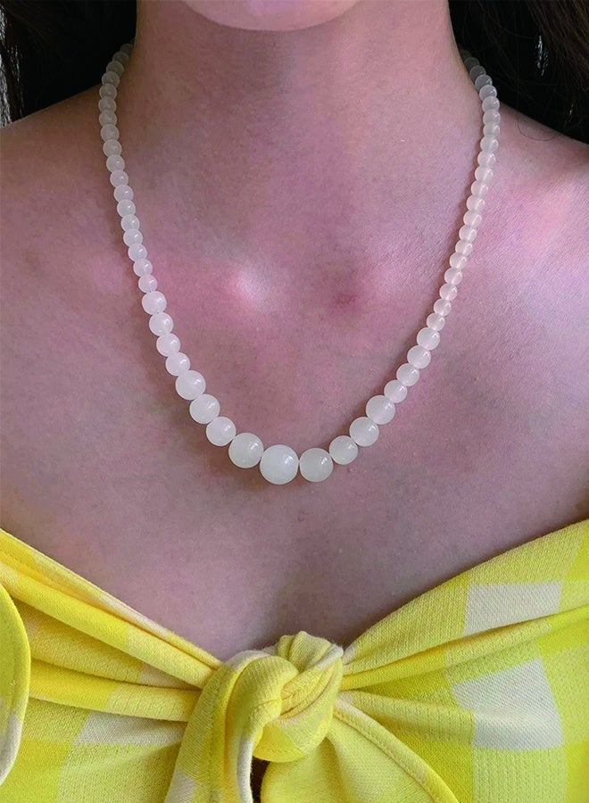 چينيرال براند قلادة من اللؤلؤ والأقراط مجموعة القوس - Image 5