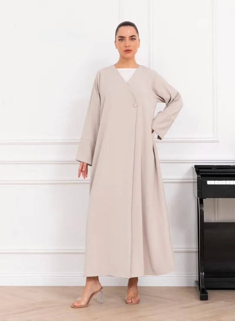 Nikias Nikias Abaya Crepe OverLap Abaya