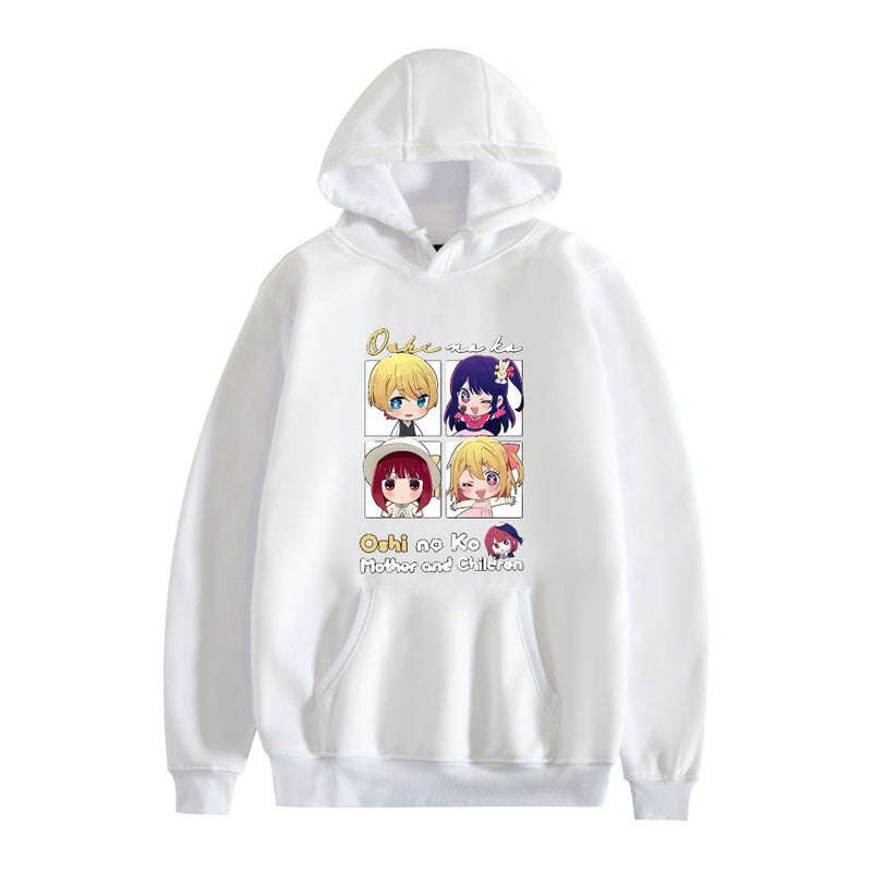 2023 New Oshi No Ko Children'S Series Printed Fashion Couple Parallel Bars Sweater - Image 4