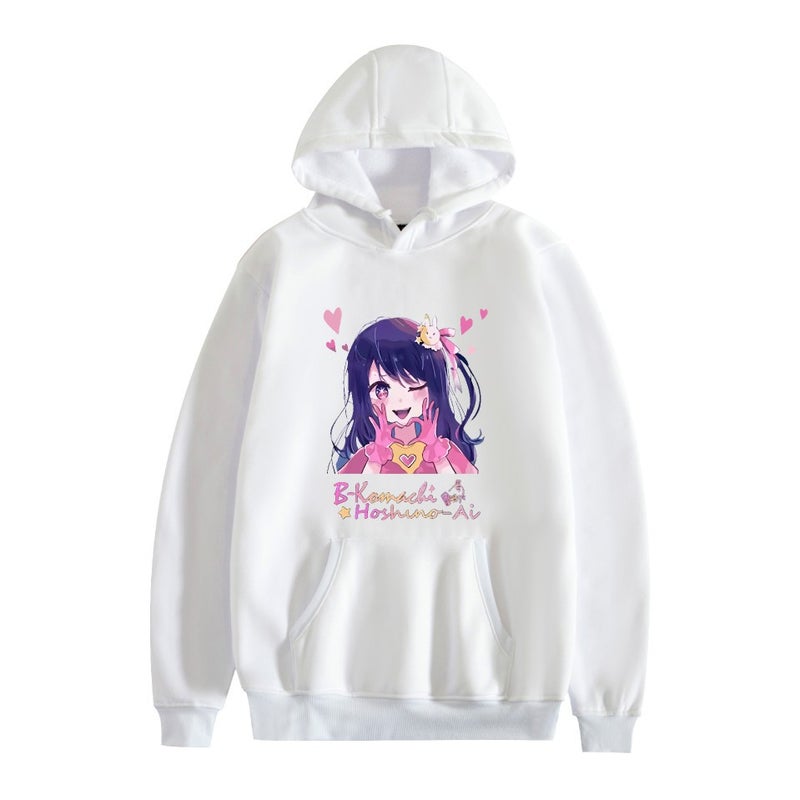 2023 New Oshi No Ko Children'S Series Printed Fashion Couple Parallel Bars Sweater - Image 5