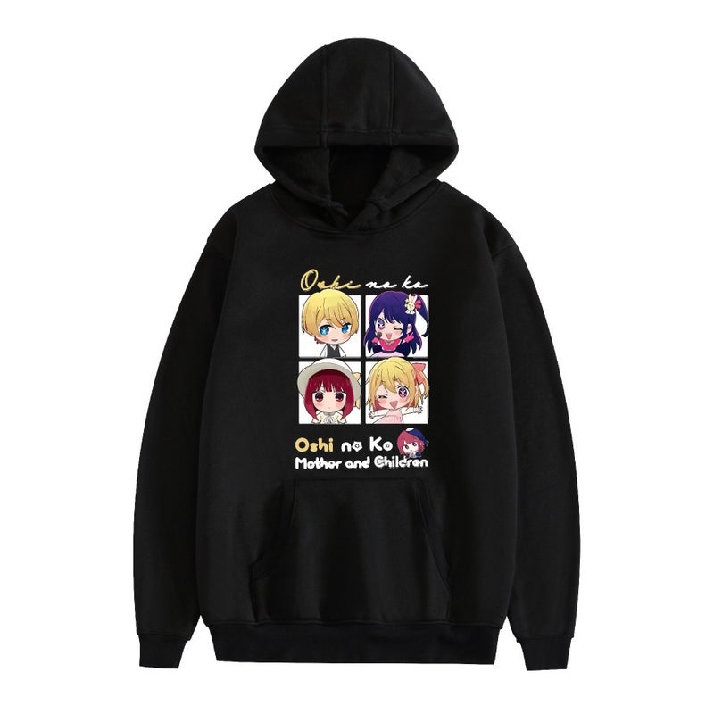 2023 New Oshi No Ko Children'S Series Printed Fashion Couple Parallel Bars Sweater - Image 2