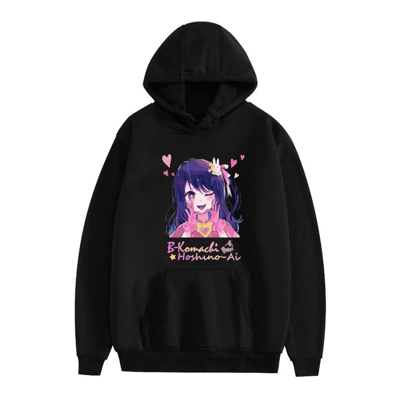 2023 New Oshi No Ko Children'S Series Printed Fashion Couple Parallel Bars Sweater - Image 3